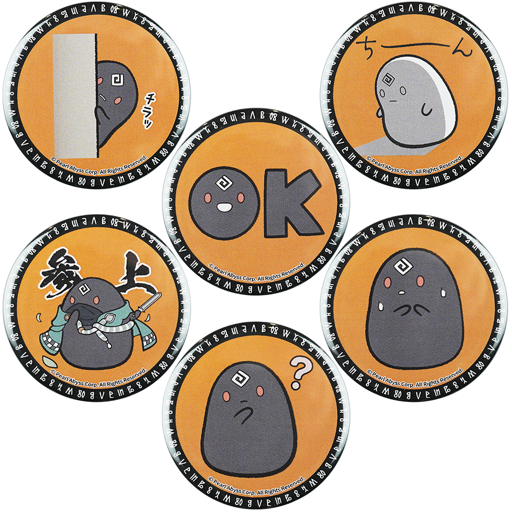 謎の黒い缶バッジ 20250424 - ] 缶バッジ「黒い砂漠」(18-23) – pearlabyss-store