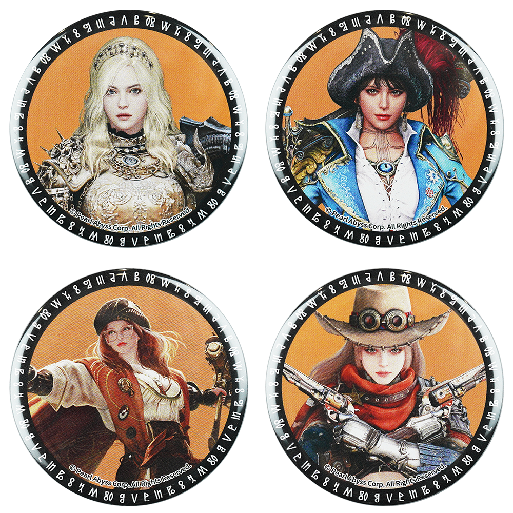 [20250424 - ] Black Desert Online Tin Badges (11-14)