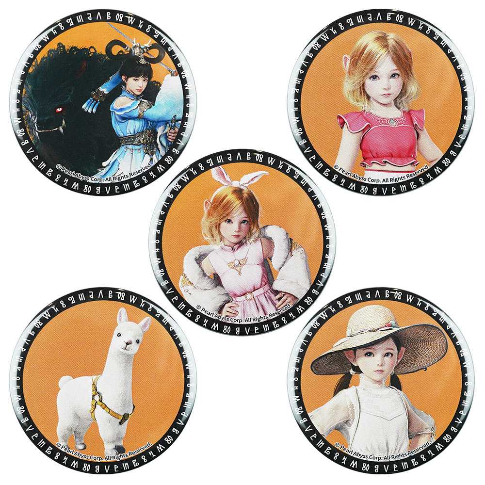 [20250424 - ] Black Desert Online Tin Badges (06-10)