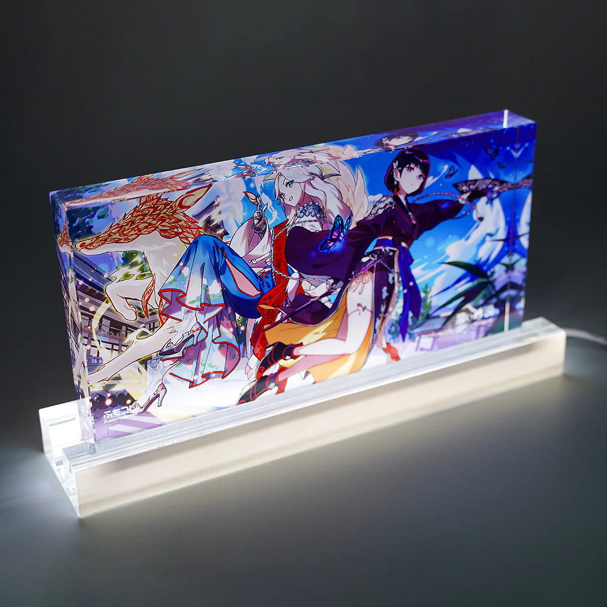 [20251128 - ] FumoColle × Black Desert Online Acrylic Block with LED Stand - Maegu & Woosa