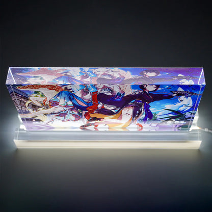 [20251128 - ] FumoColle × Black Desert Online Acrylic Block with LED Stand - Maegu & Woosa