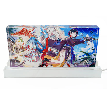 [20251128 - ] FumoColle × Black Desert Online Acrylic Block with LED Stand - Maegu & Woosa