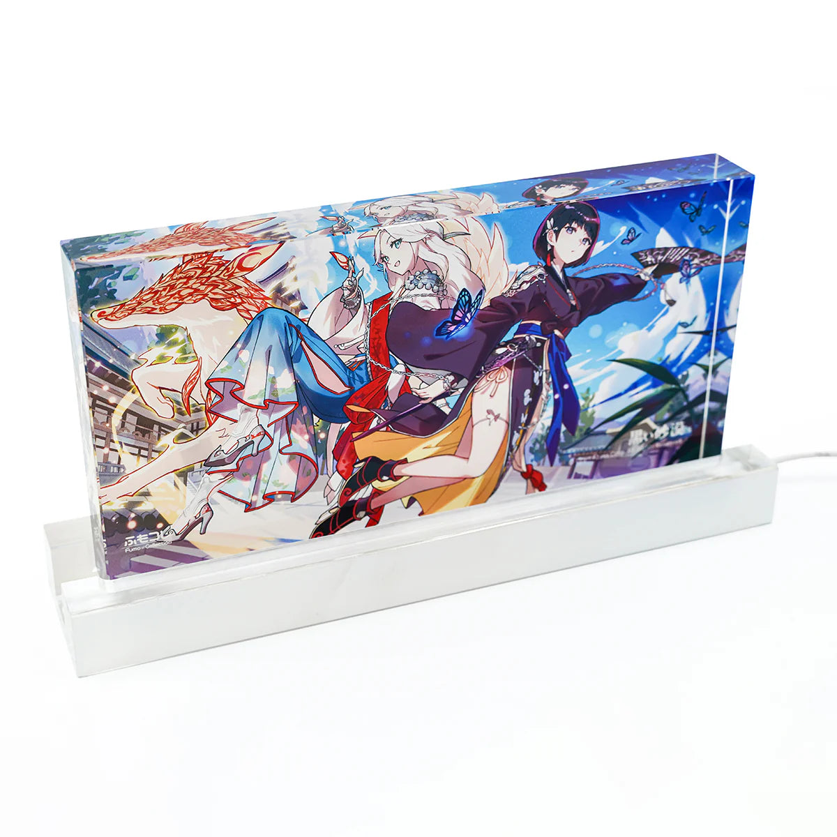 [20251128 - ] FumoColle × Black Desert Online Acrylic Block with LED Stand - Maegu & Woosa