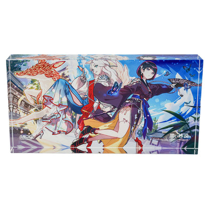 [20251128 - ] FumoColle × Black Desert Online Acrylic Block with LED Stand - Maegu & Woosa