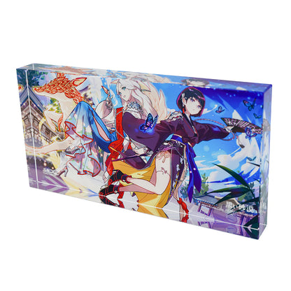 [20251128 - ] FumoColle × Black Desert Online Acrylic Block with LED Stand - Maegu & Woosa