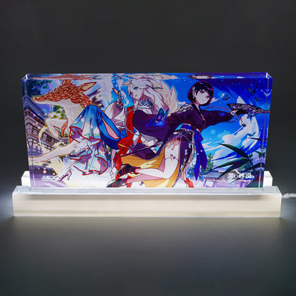 [20251128 - ] FumoColle × Black Desert Online Acrylic Block with LED Stand - Maegu & Woosa